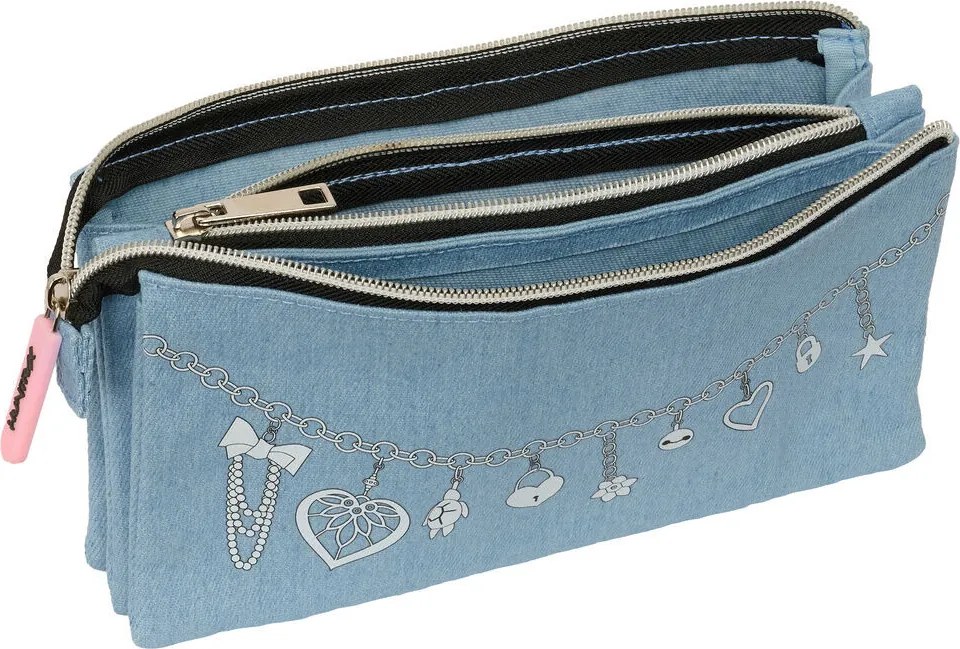 K-pop Démonvadászok Denim Dreams 3 rekeszes tolltartó 22 cm