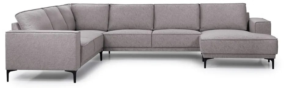 Szürke sarokkanapé (jobb oldali-"U" alakú) Copenhagen – Scandic
