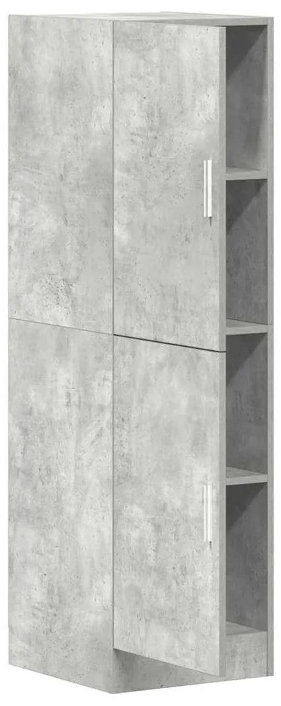 vidaXL betonszürke szerelt fa konyhaszekrény 38 x 41,5 x 131,5 cm