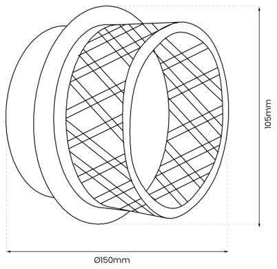 LED Fali lámpa ELEGANCE LED/9W/230V arany
