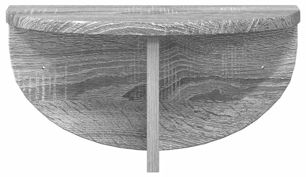 Falpolc 2 pcs Szürke Sonoma 38 x 19 x 19 cm Faanyag