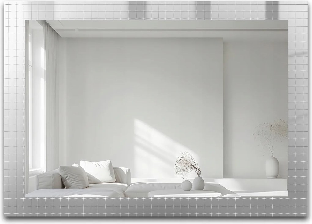 Luxora Eterion téglalap alakú tükör díszüvegen 180x90 cm