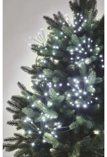 LED karácsonyi fényfüzér 450xLED 8+3 m hideg fehér