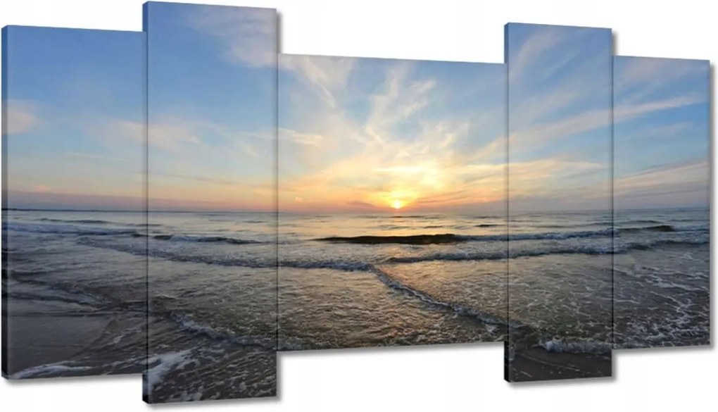 Képek 120x65 Naplemente a tengerparton