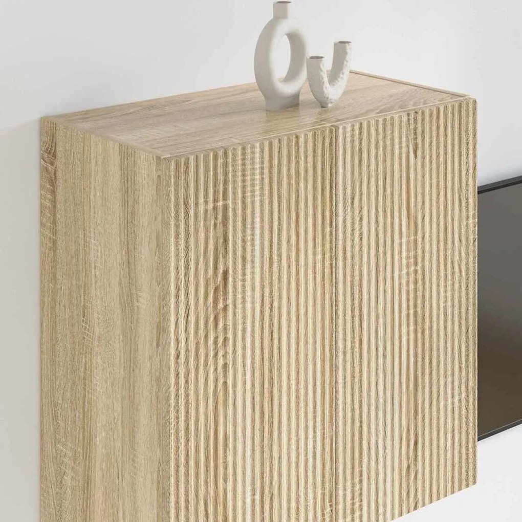 TV Fali Szekrény Sonoma tölgy 59,5 x 31 x 60 cm Faanyag