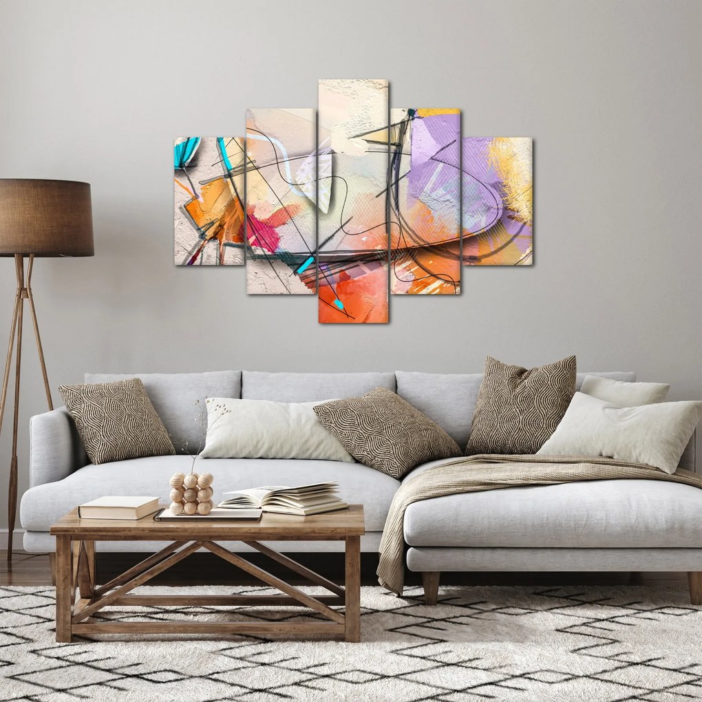 Kép - absztrakció, madár (150x105 cm)