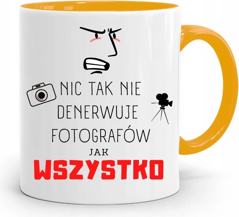 Sárga Fotós Bögre Fotós Minden Idegesítő A Fotós Nyomtatással