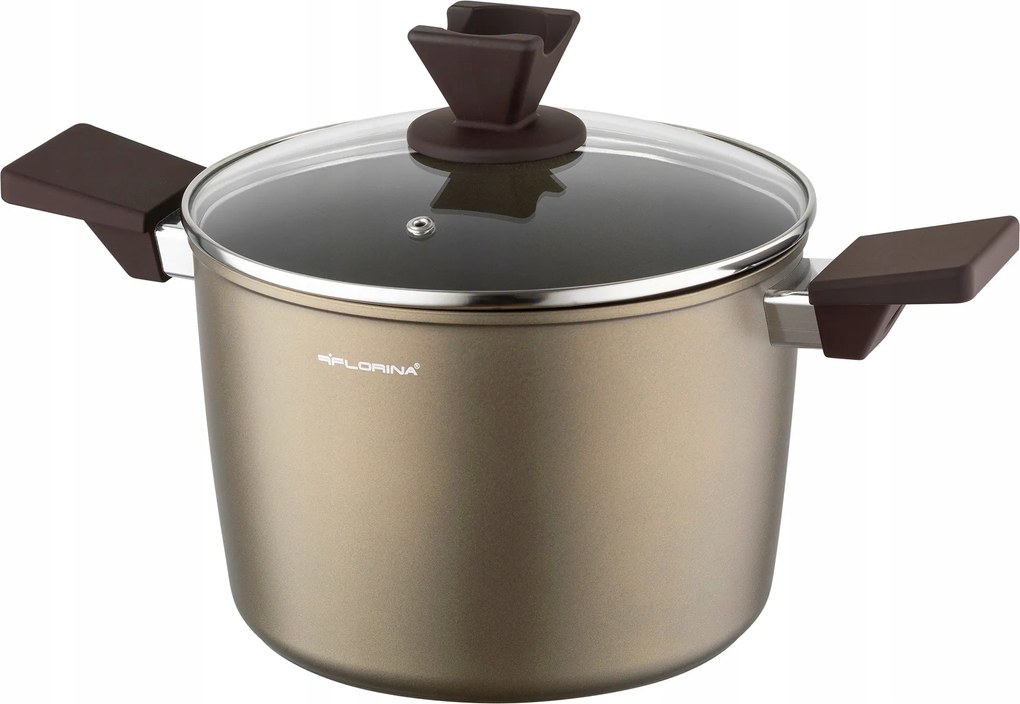 Hagyományos Edény Magas fazék Florina fedéllel Aston Indukciós 5L 22cm
