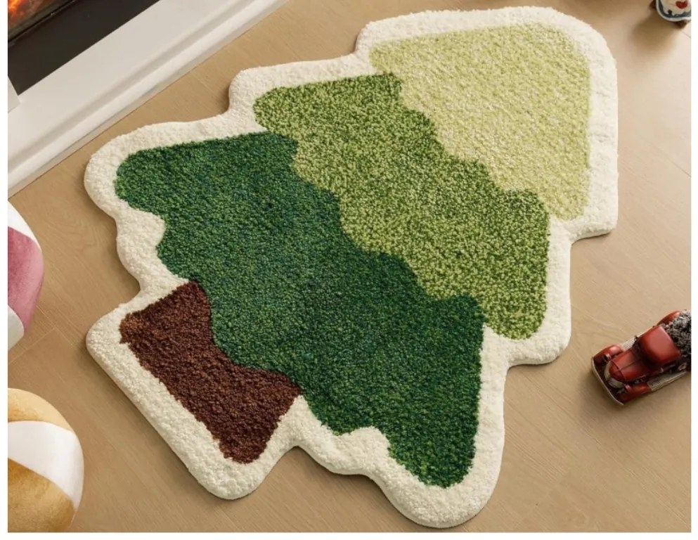 Karácsonyi szőnyeg SPRUCE csúszásmentes 37x57 cm, színes