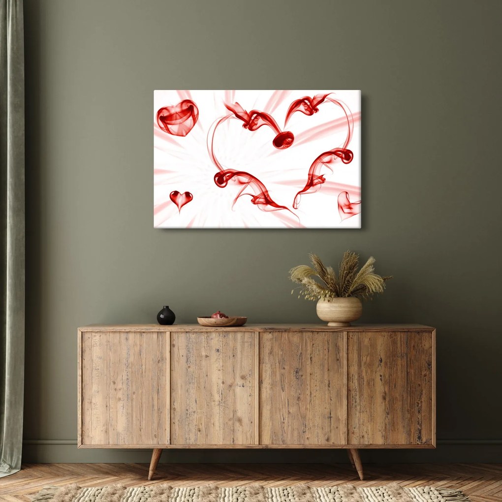 Szív a füstből képe (90x60 cm)