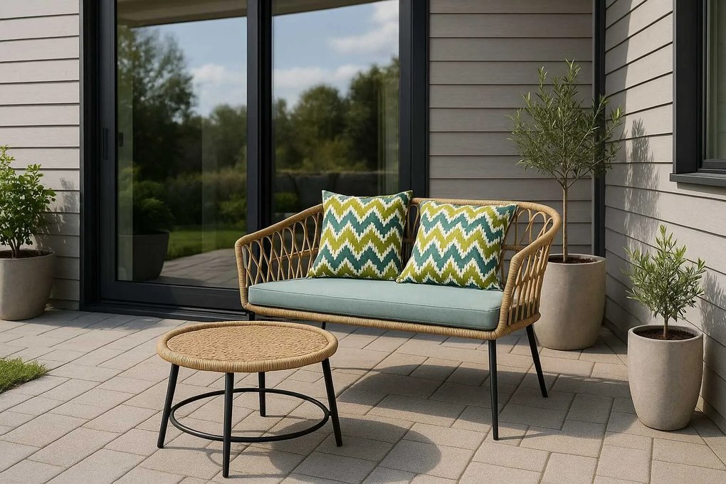 Rattan dupla fotel LIERNE 2S