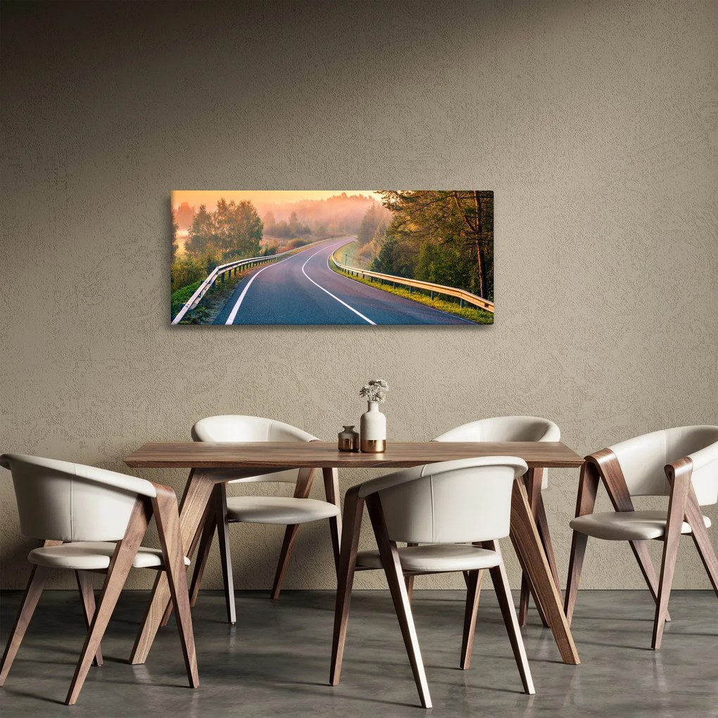 Kép - Az utazás napfelkeltekor (120x50 cm)