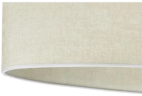 Duolla - Felületre szerelhető csillár OVAL 1xE27/15W/230V szürke