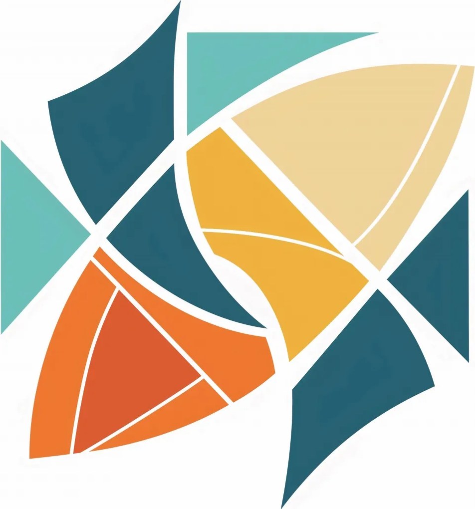 Poszter 29,7x21cm Szél geometria