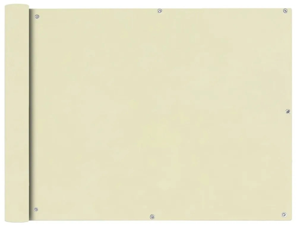 90x400 cm Krém Oxford szövetű erkély ablak sötétítő