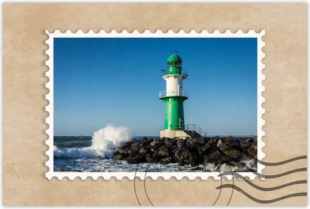 Poszterek 90x60 Világítótorony Tenger