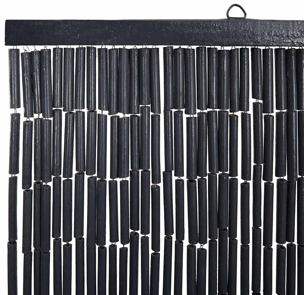 rovaros ajtófüggöny Sötétszürke 120x220 cm bambusz