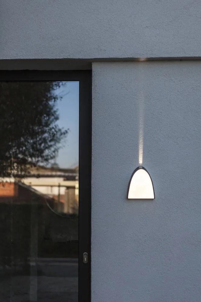 Lutec Apollo 1888-gr kültéri falilámpa, 14W LED