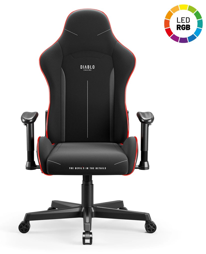 Diablo X-Starter LED gamer szék: fekete