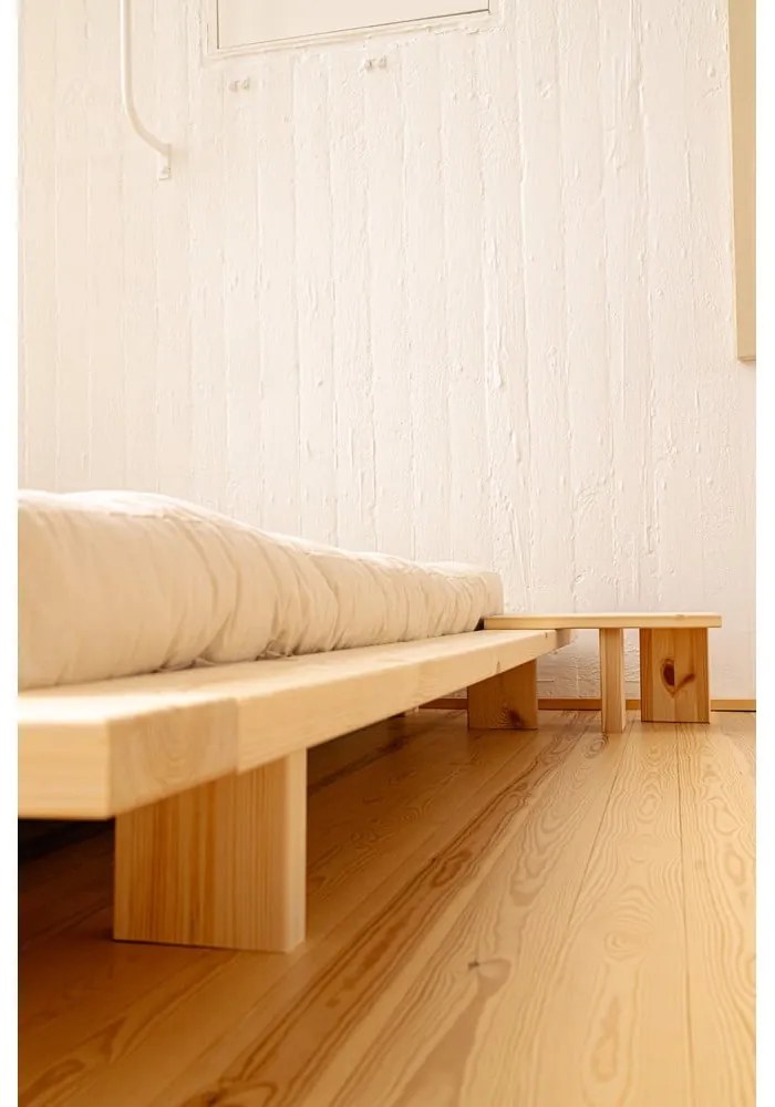 Natúr színű borovi fenyő éjjeliszekrény Japan – Karup Design