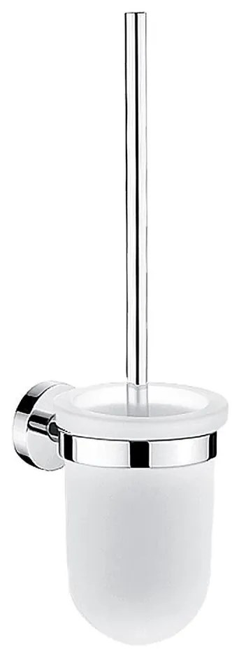 NIMCO UN 13094WN-26 - Falra szerelhető WC kefe UNIX matt üveg/fényezett króm