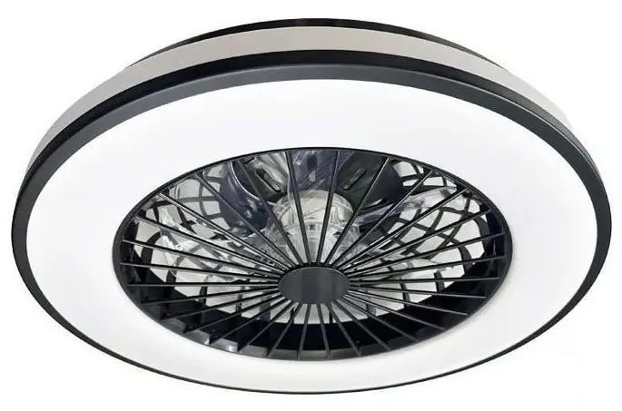 LED Mennyezeti lámpa ventilátorral OPAL LED/48W/230V + távirányítás