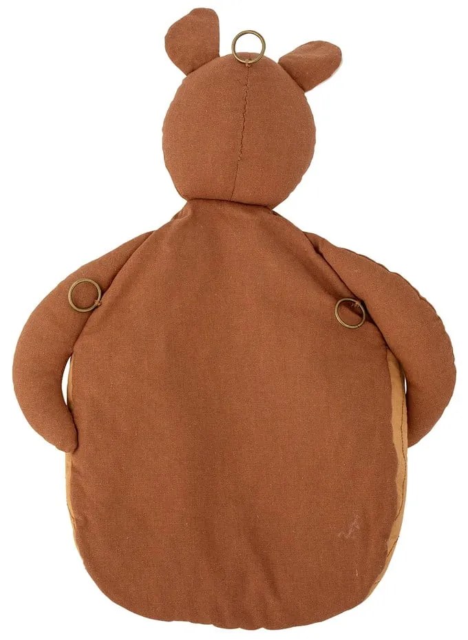 Barna textil játéktároló kosár 46x7,5x33 cm Toto – Bloomingville Mini