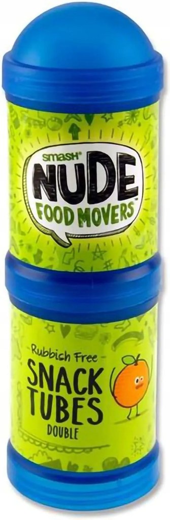 Smash Ételtároló Doboz Dupla 2x200 ml Cső 21174 Kék