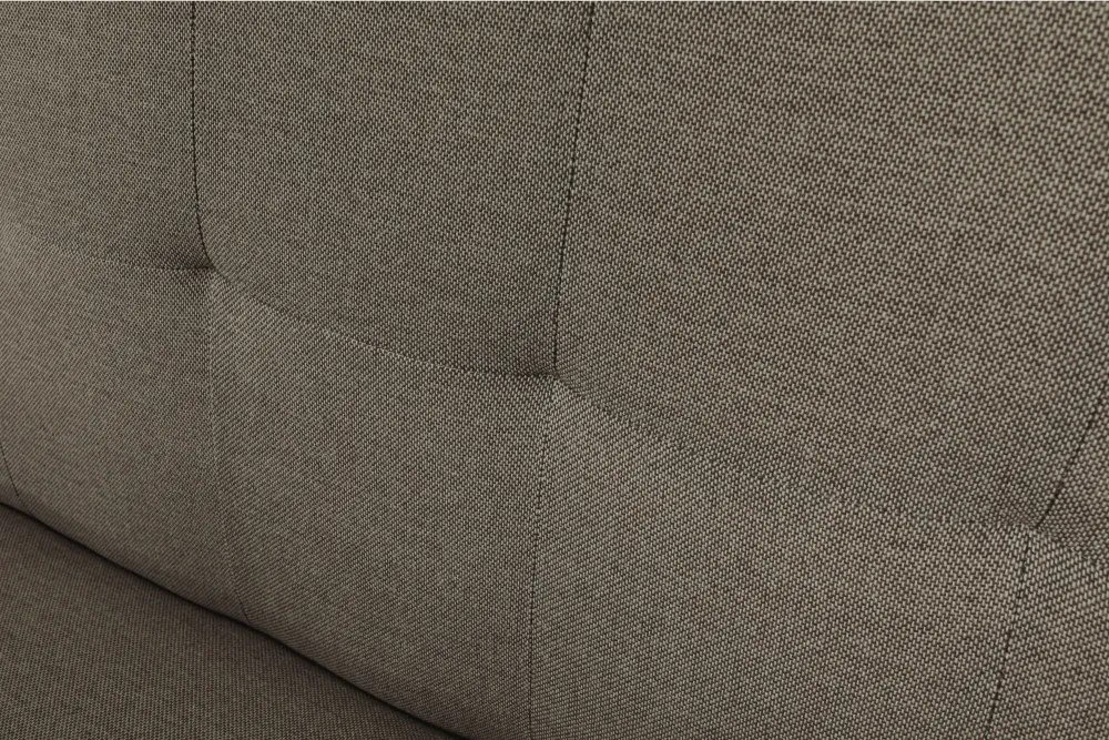 Kinyitható kanapé, szürke-barna TAUPE szövet, OTISA