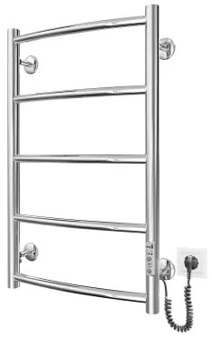 Létras fűtött törölközőtartó CLASSIC 60W/230V 66x43 cm rozsdamentes/fényezett króm jobb