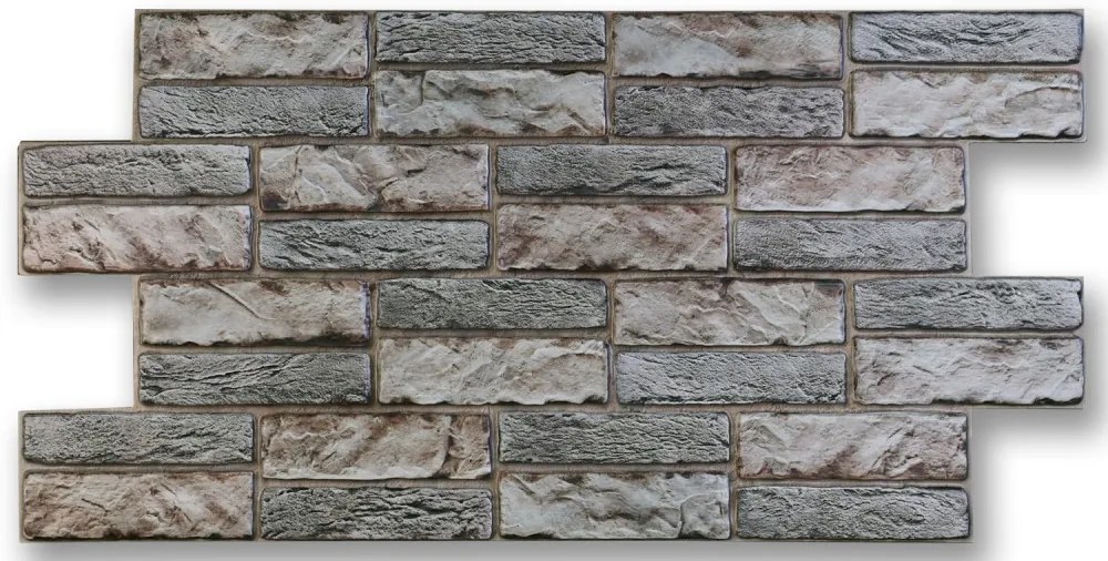 3D PVC falpanel Stone Expanse Dark