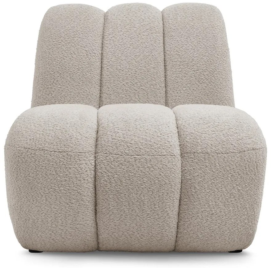 Bézs buklé fotel Janissaire – Bobochic Paris