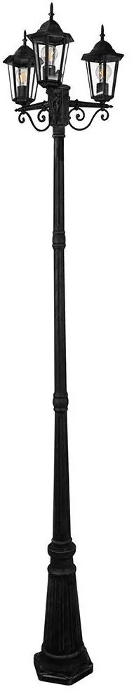 Polux Kültéri lámpa 3xE27/20W/230V IP43 2,58 m fekete 313423