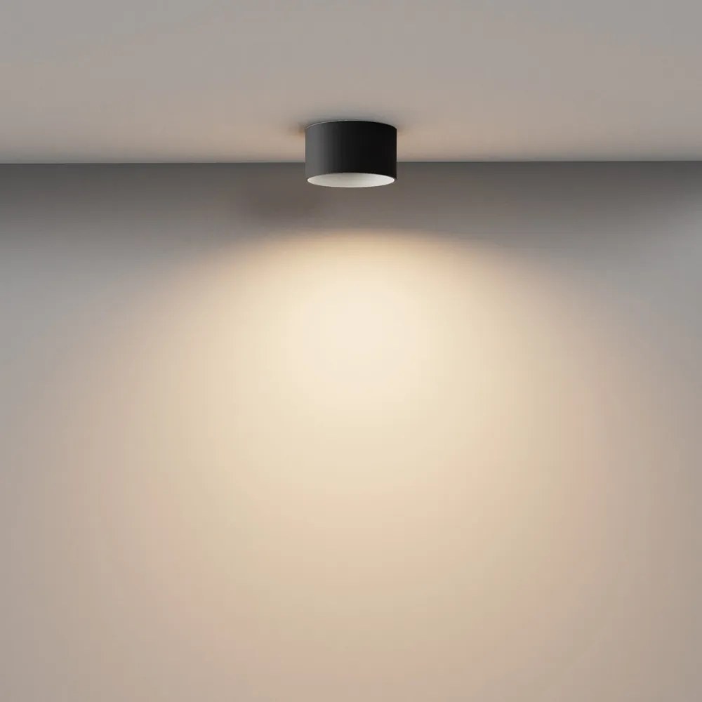 MAYTONI C089CL-12W3K-B VEGA Hengeres Mennyezeti Lámpa Fekete LED IP20