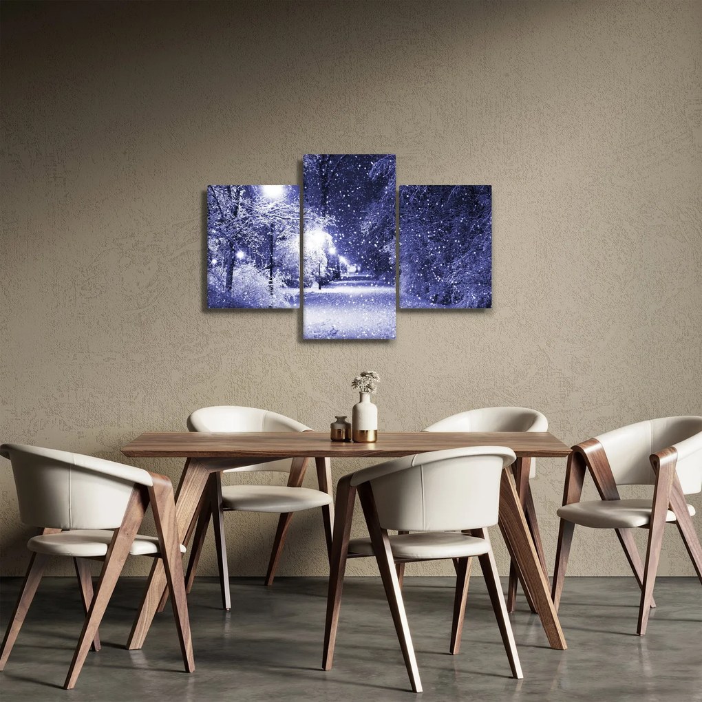 Kép - varázslatos téli éjszaka (90x60 cm)