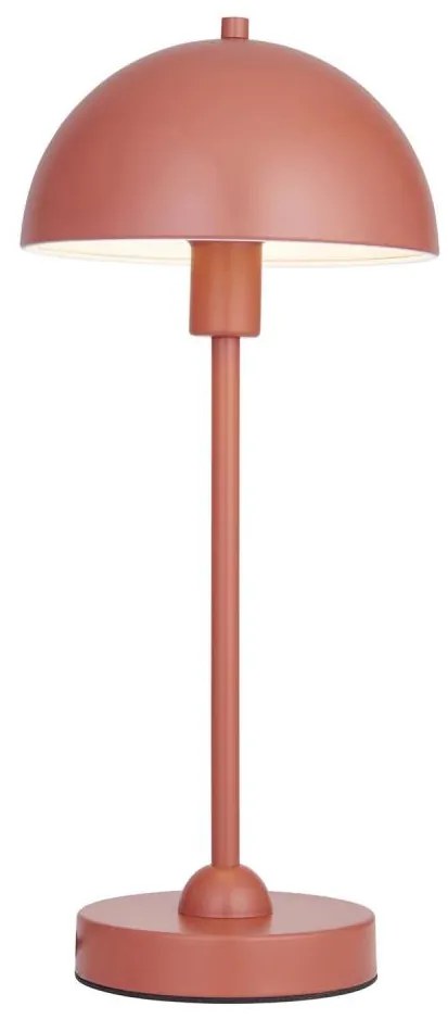 Endon 98496 - Asztali lámpa SAROMA 1xE14/7W/230V tégla színű