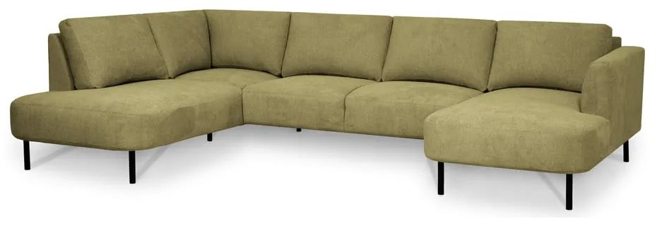 Mustársárga sarokkanapé (bal oldali-U alakú) Hero – Scandic