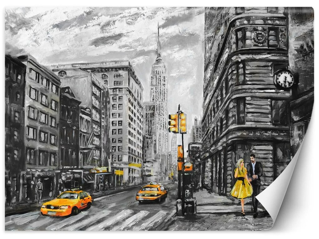 Gario Fotótapéta New York taxi Anyag: Vlies, Méret: 400 x 280 cm