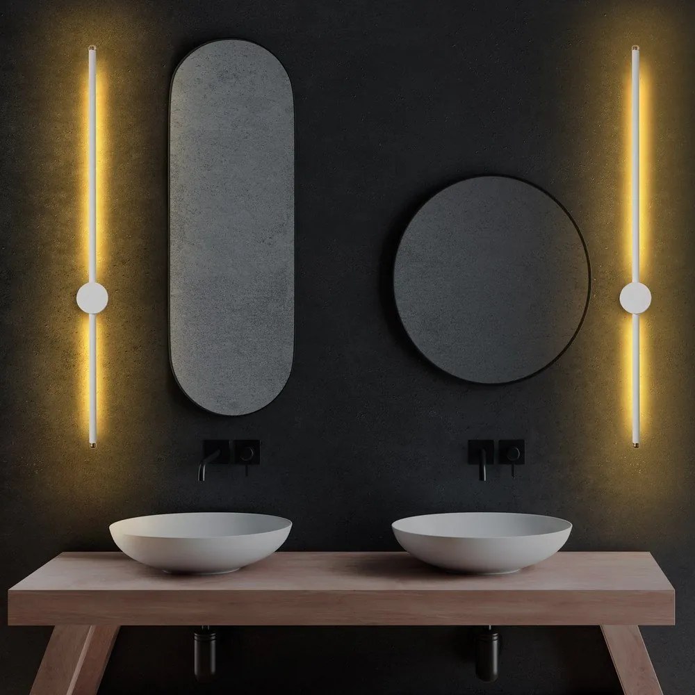 Fehér LED fali lámpa ø 7 cm Sword – Opviq lights