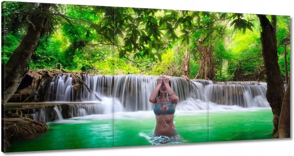 Képek 180x90 Trópusi fürdő Bikini