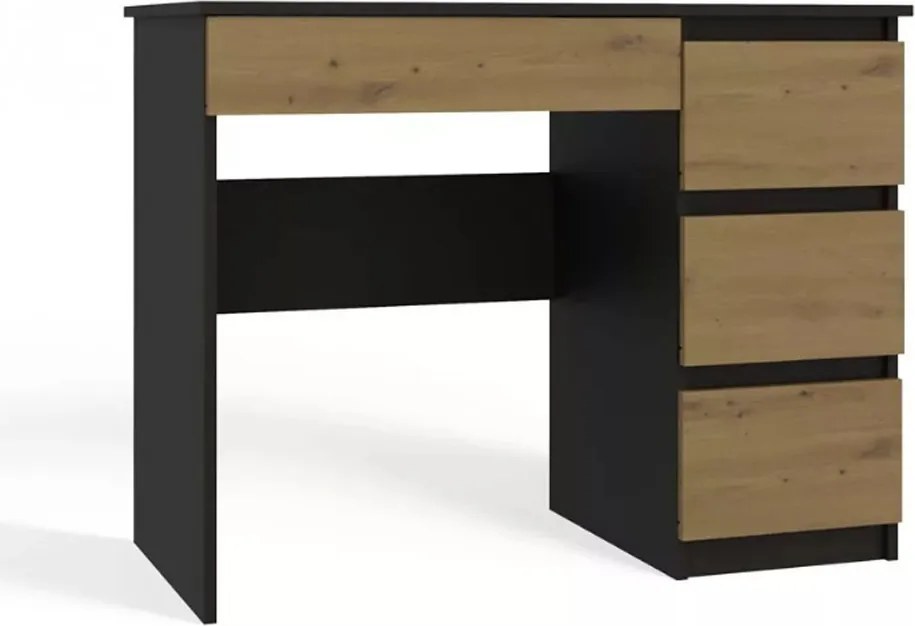 Fiókos íróasztal 98x51x76cm fehér FUR1952-2