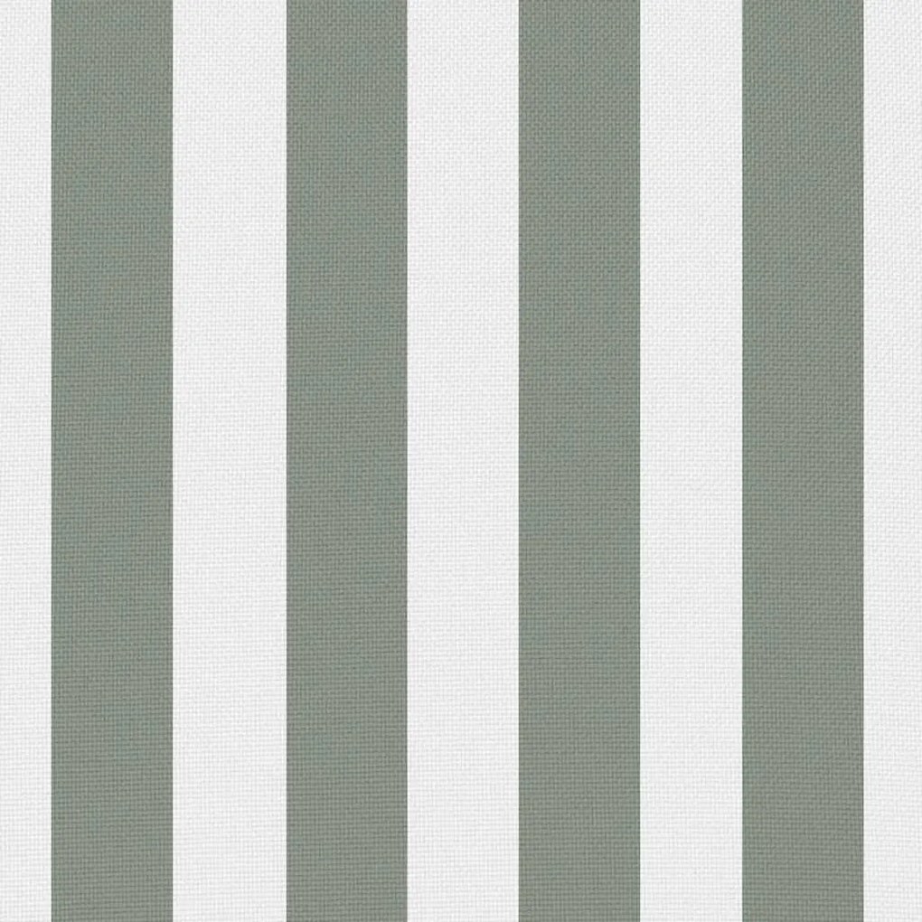 2 db szürke csíkos kültéri párna 45 x 45 cm