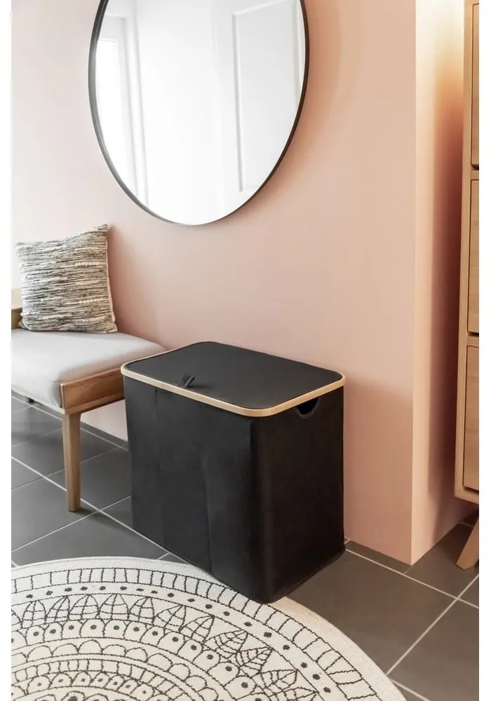 Textil szennyeskosár 105 l Trio Ecori – Wenko