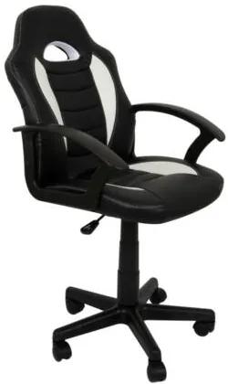 US 92 Euro gamer szék fekete-fehér