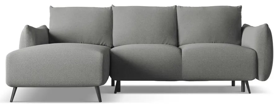 Világosszürke sarokkanapé (bal oldali) Malie – Makamii
