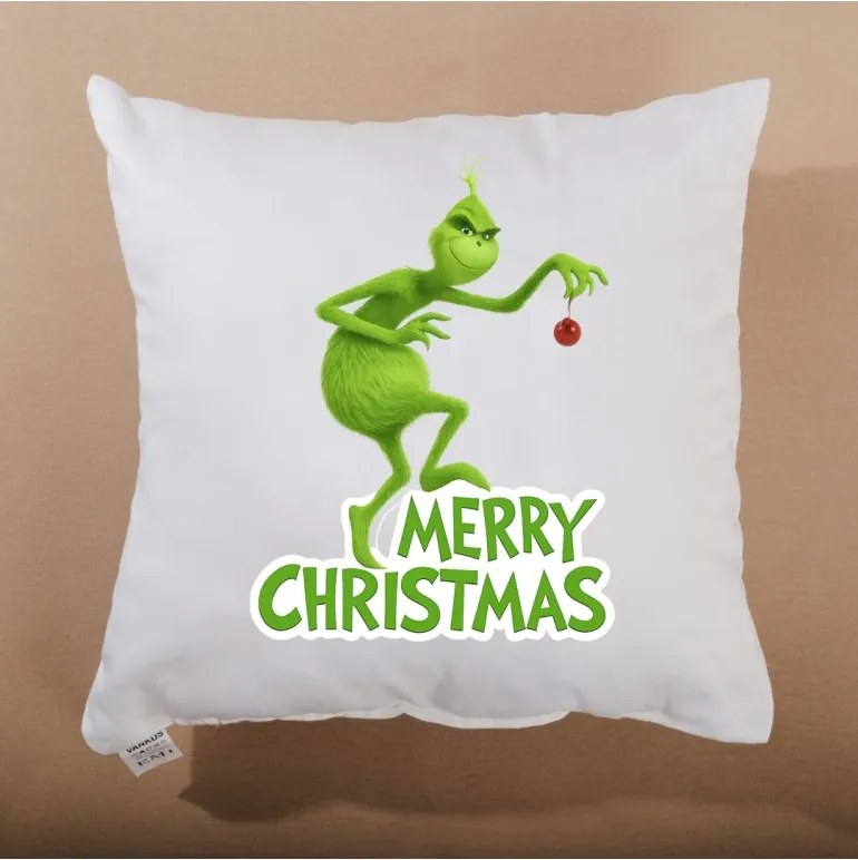 EMI Grinch Christmas karácsonyi díszpárna 40x40 cm