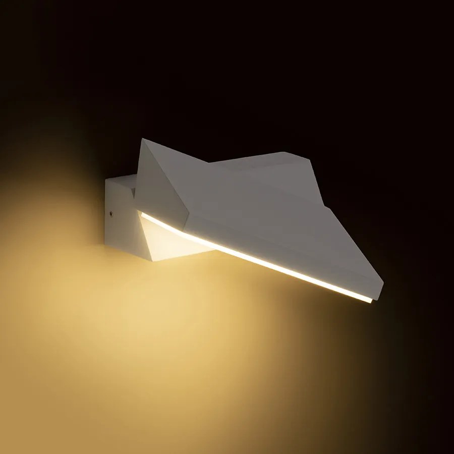 RENDL TWIST fali lámpa fehér 230V LED 12W IP65 3000K