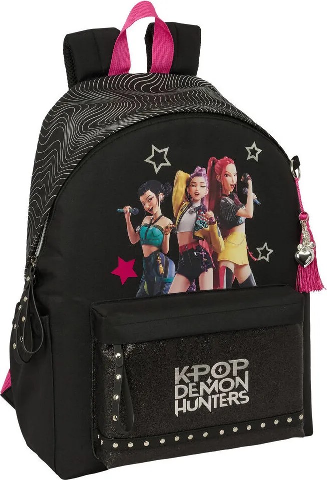 K-pop Démonvadászok Energy iskolatáska, táska laptop tartóval 43 cm