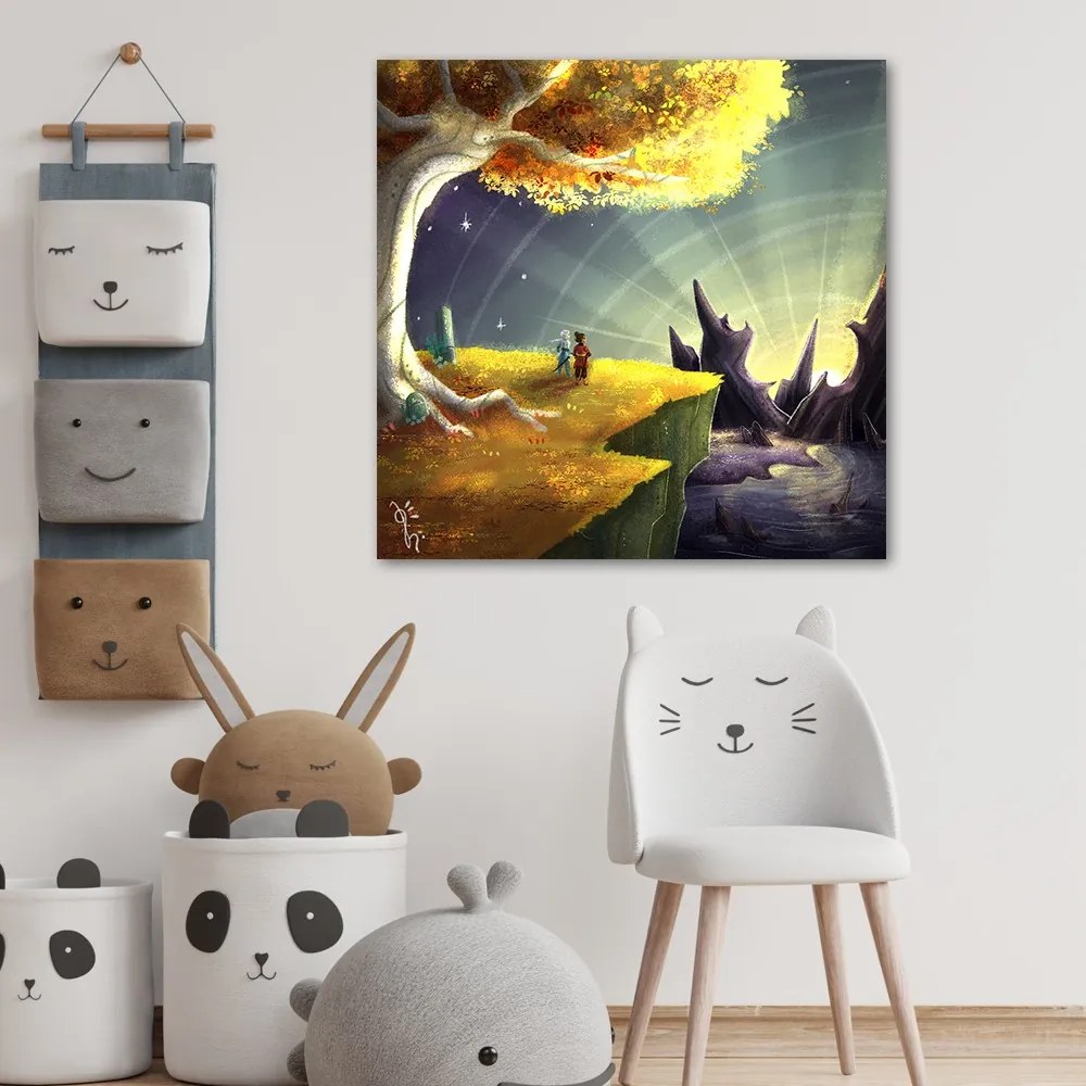 Gario Vászonkép Kilátás a hegyoldalról - Daniela Herrera Méret: 40 x 40 cm