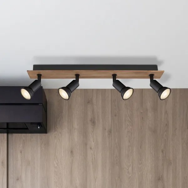 Globo 57998-4W - DREW 4xGU10/35W/230V fa/fém spotlámpa